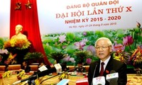 Нгуен Фу Чонг принял участие в 10-м съезде парткома Вьетнамской народной армии